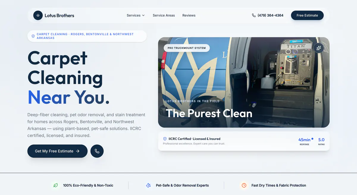 Lotus Brothers Carpet Care project